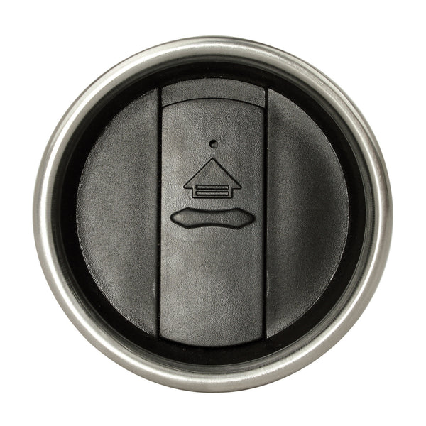 Carica l&#39;immagine nel visualizzatore di Gallery, tazza personalizzabile in acciaio nera-argento 04735301 DET04

