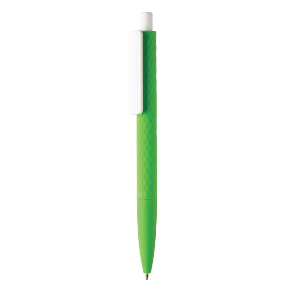 penna stampata in abs verde-bianca 041038632 VAR07