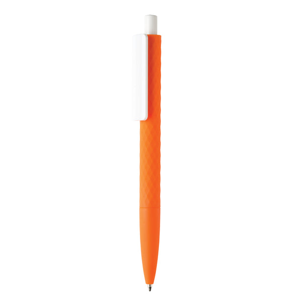 penna personalizzabile in abs arancione-bianca 041038632 VAR06