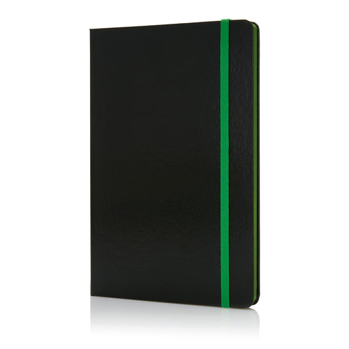 taccuino personalizzato in carta verde-nero 041314610 VAR02