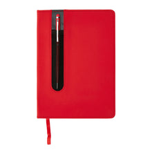 Carica l&#39;immagine nel visualizzatore di Gallery, set penne con logo in carta rosso-ciliegio 041314627 DET02
