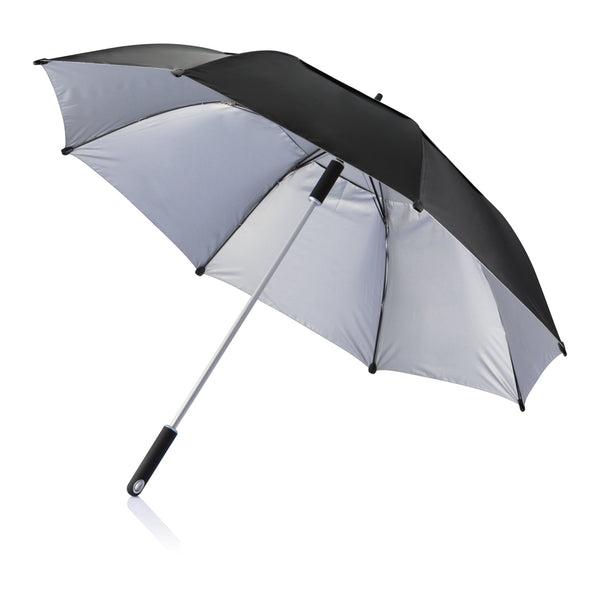 ombrello automatico stampato in poliestere nero 041445850 VAR03
